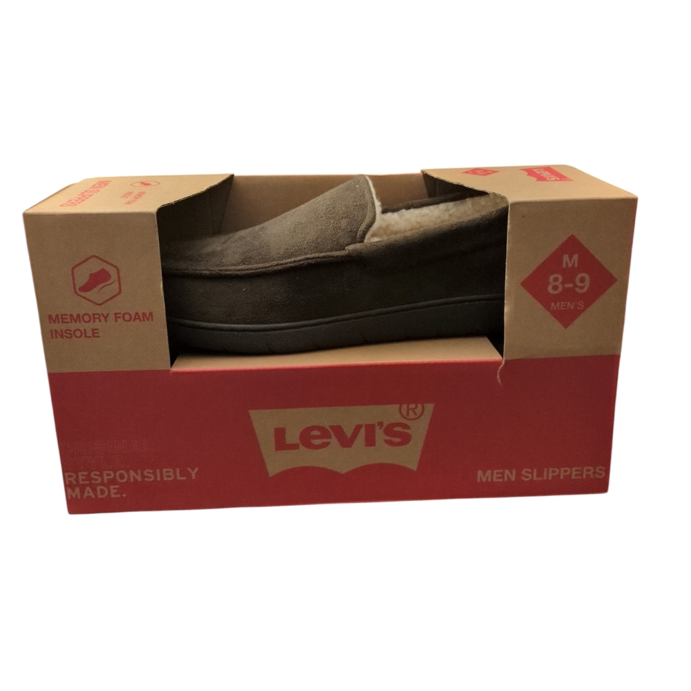 Levi's Men's Brown Slippers